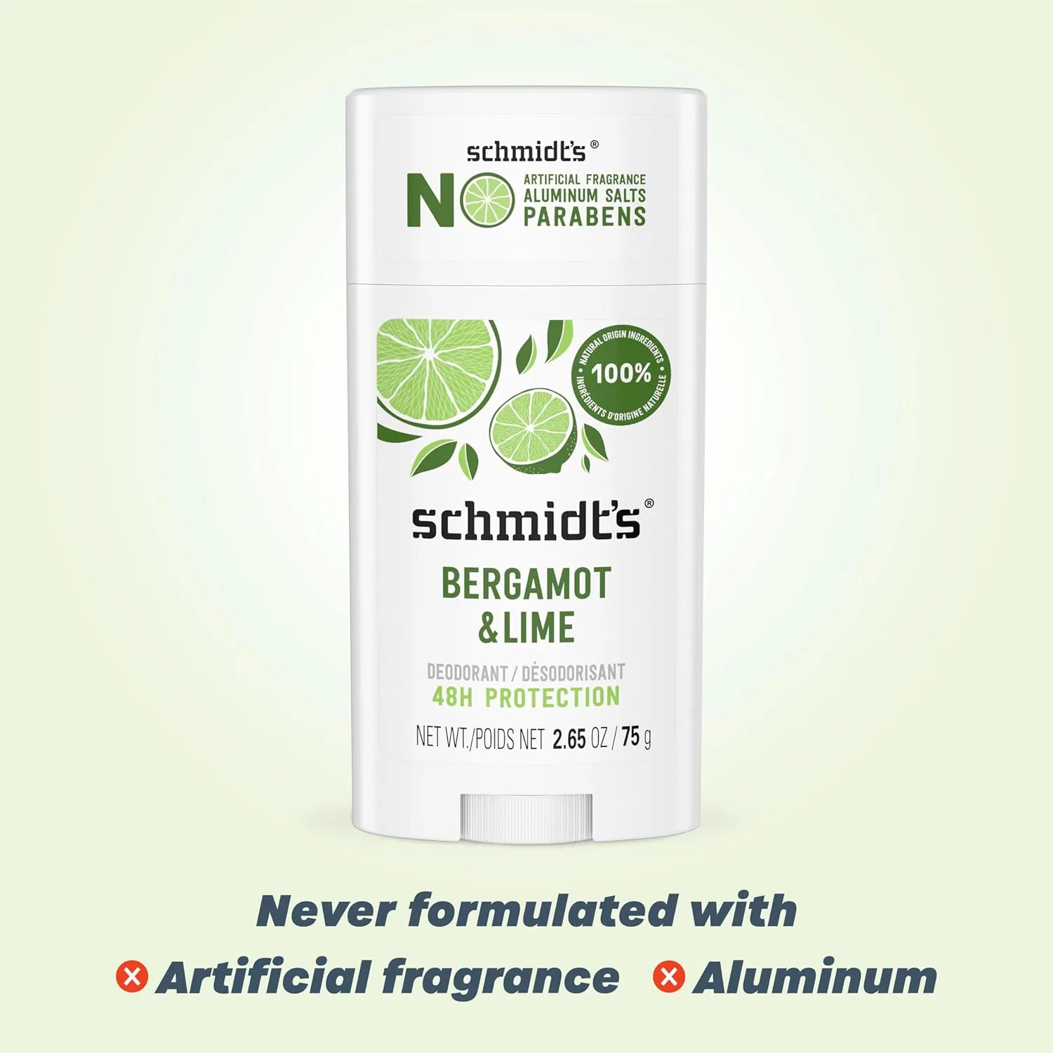 Натуральный дезодорант «Bergamot & Lime» от Schmidt's Schmidt'S — фото 3
