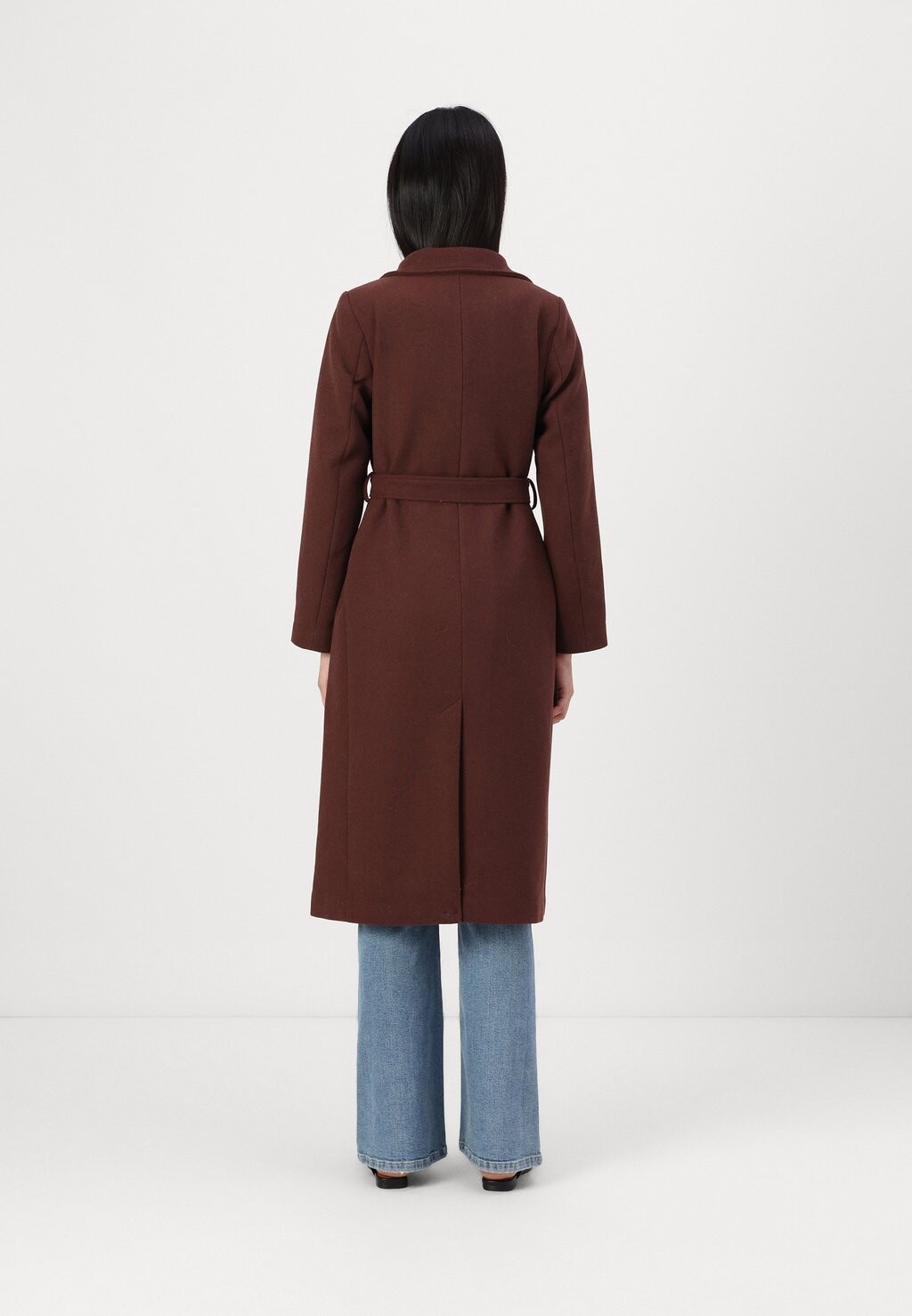 

Классическое пальто ONLMEDINA LONG BELTED COAT ONLY, бордовый