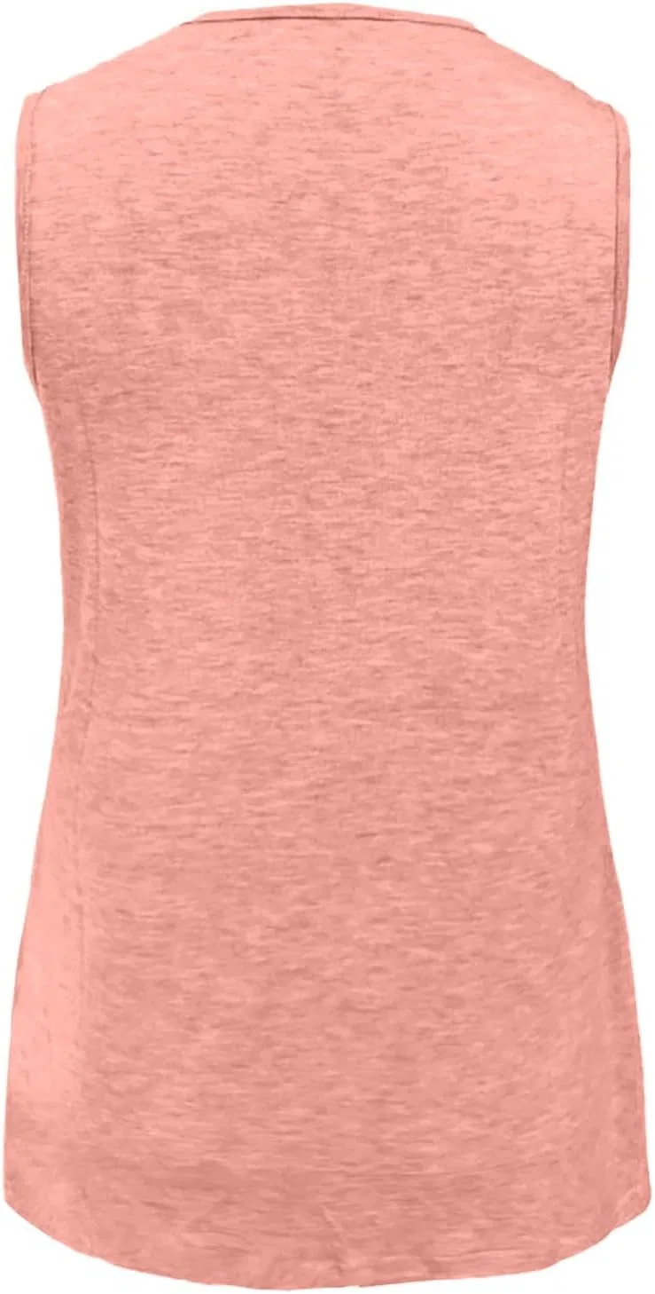Детская майка V-образным вырезом, свободный крой, Athletic, Light Pink, 5-15Y — фото 3