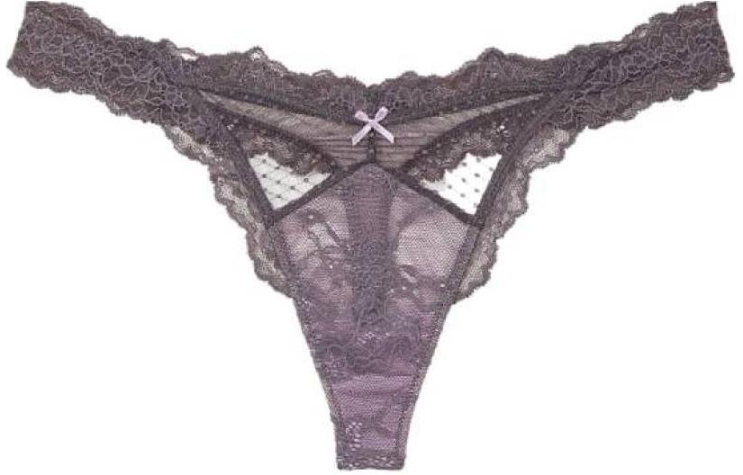 Трусы женские 1 упаковка фиолетово-серые Victoria's Secret — фото 2