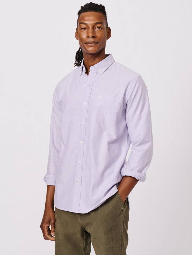 

Футболка Aldridge с длинными рукавами и воротником Aubin, Lavender