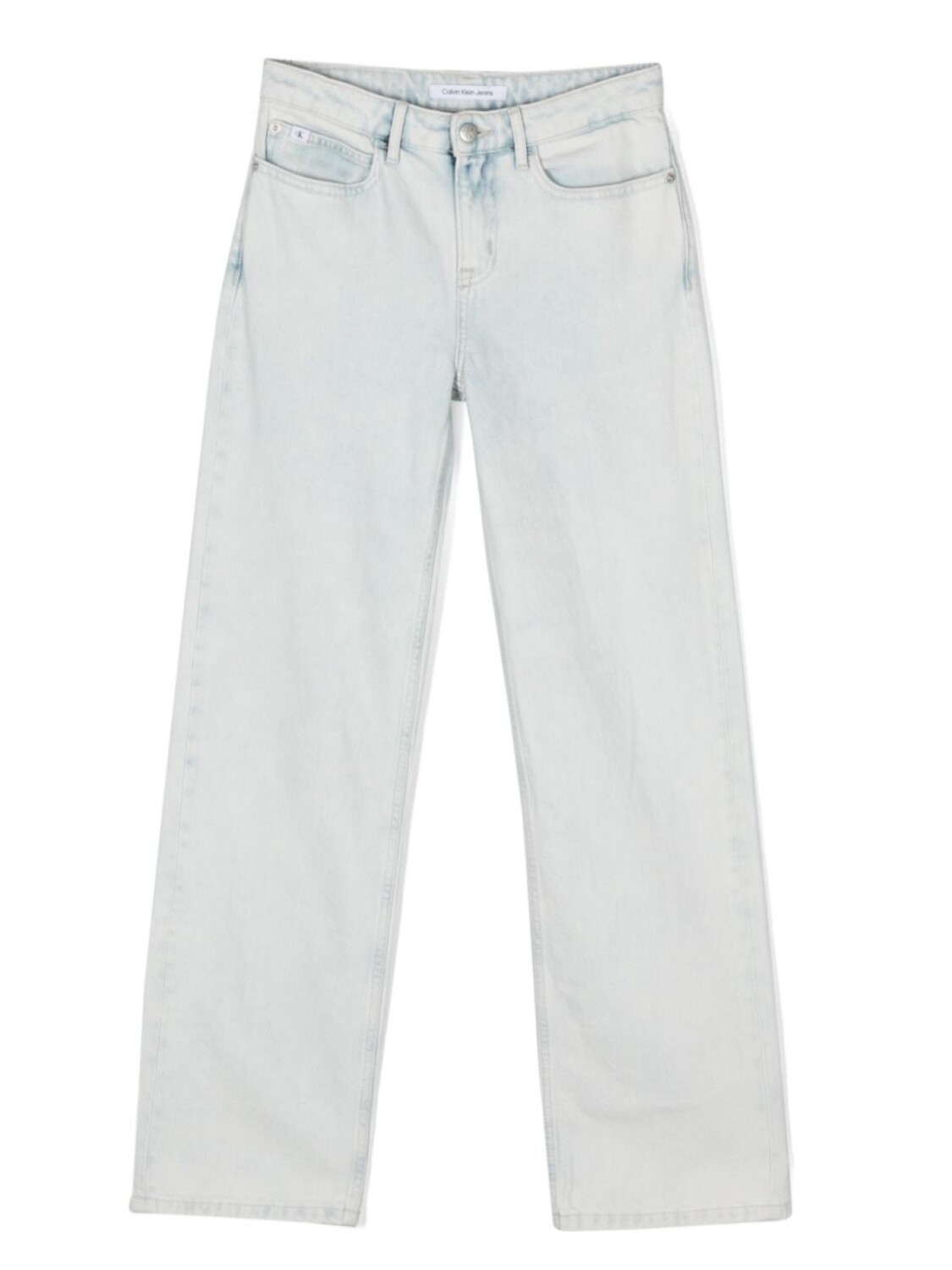 

Джинсы широкого кроя с завышенной талией Calvin Klein Kids, синий