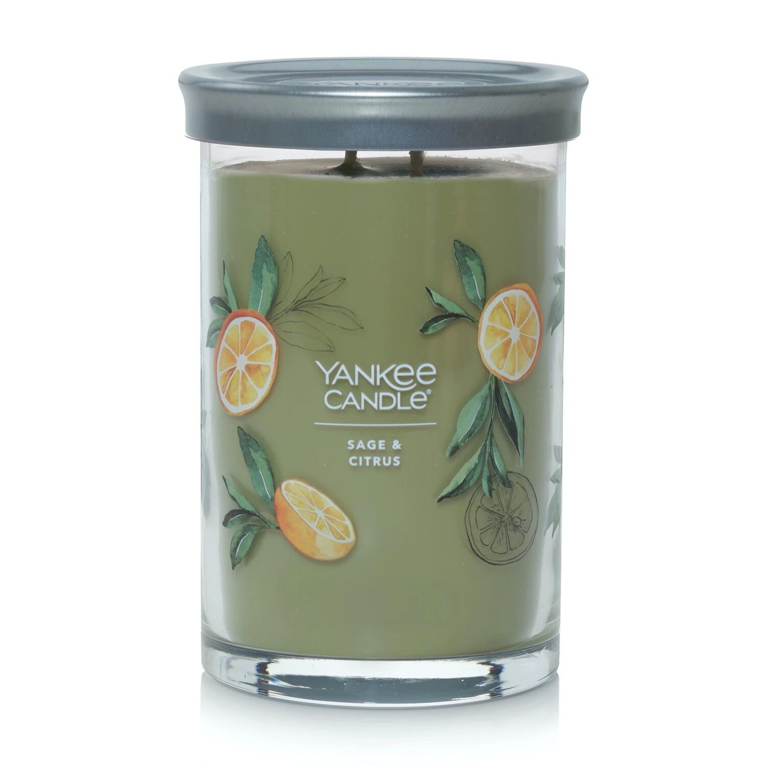

Yankee Candle Sage & Citrus Signature стаканная свеча с 2 фитилями