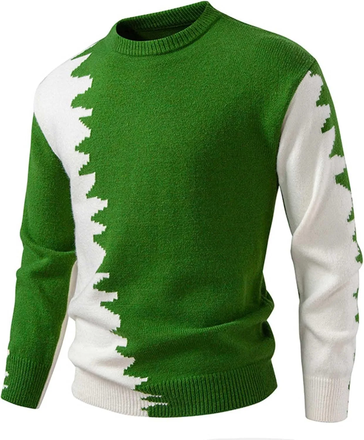 

Свитер мужской Colorblock с воротником Mock Neck Xiaojmake