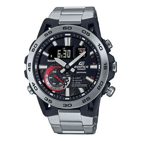 

Часы digital-analog 'silver black' Casio, серебряный