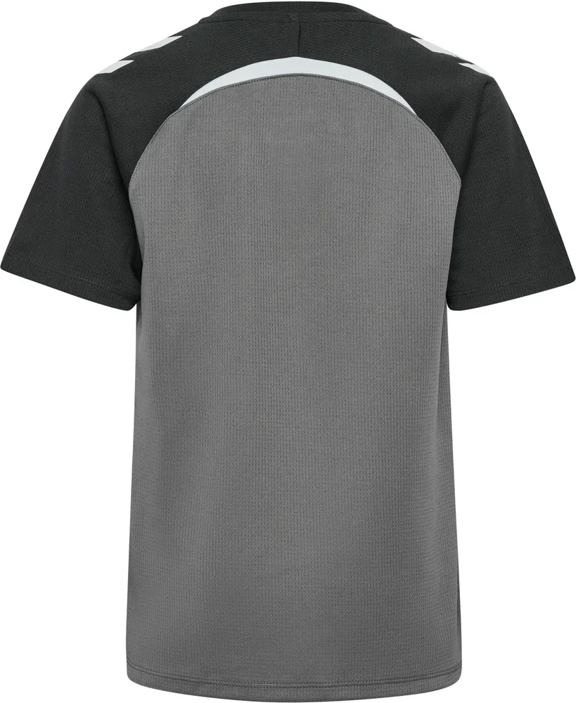 Футболка детская спортивная Lead 2.0 Jersey S/S Hummel, серый