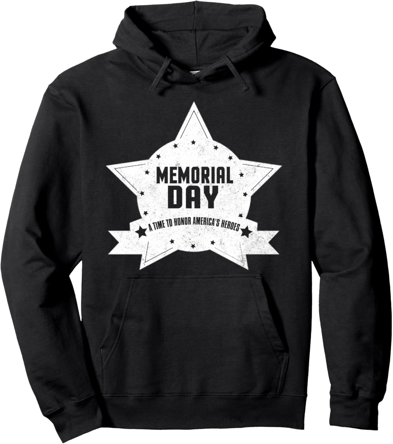 

День памяти: время почтить героев Америки - Толстовка ко Дню памяти Memorial Day A Time To Honor America'S Heroes, черный