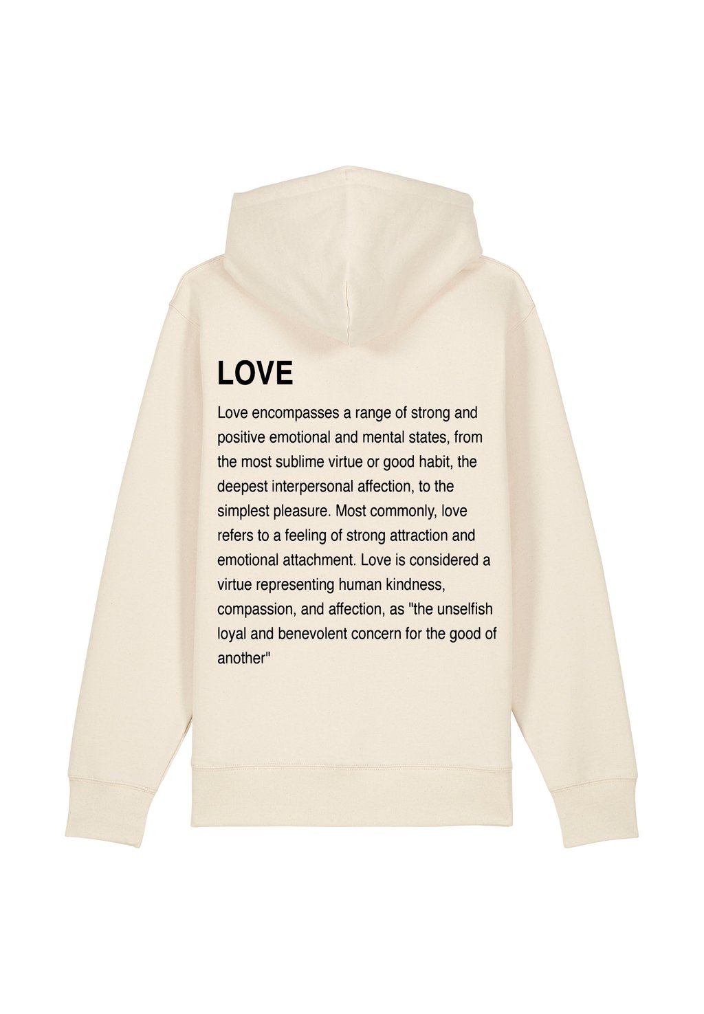 

Толстовка на молнии LOVE DEFINITION BACK PRINT Mira Paris, кремовый