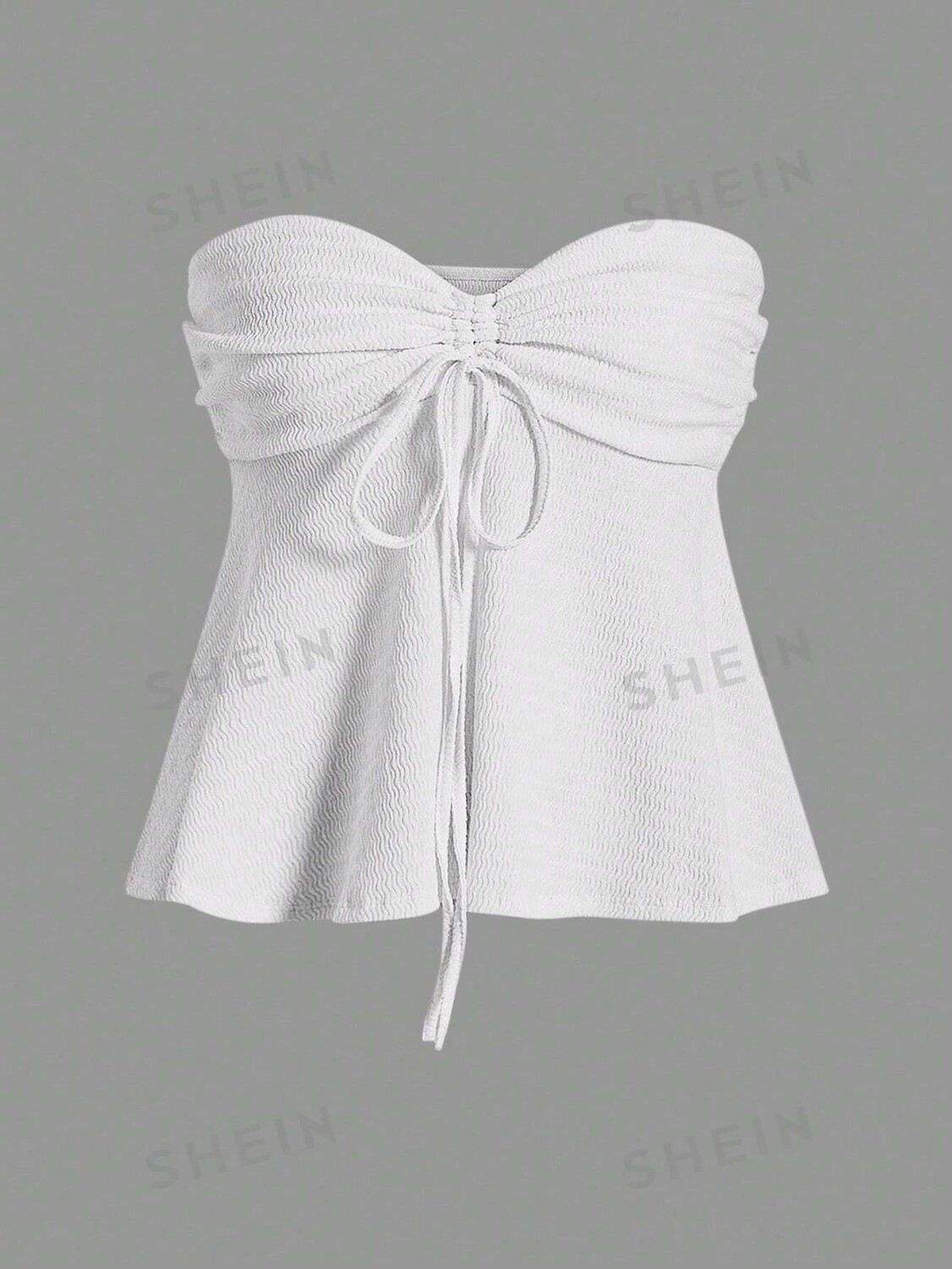 

Топ-бандо Shein Ezwear, белый