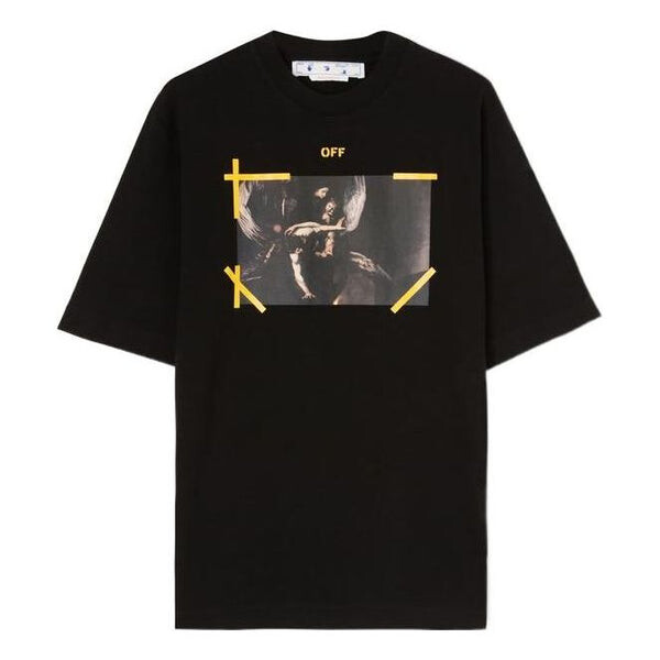 

Футболка diag arrow caravaggio mercy skate tee 'black' Off-White, черный