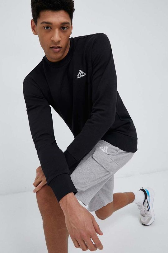 

Толстовка Adidas из хлопка adidas, черный