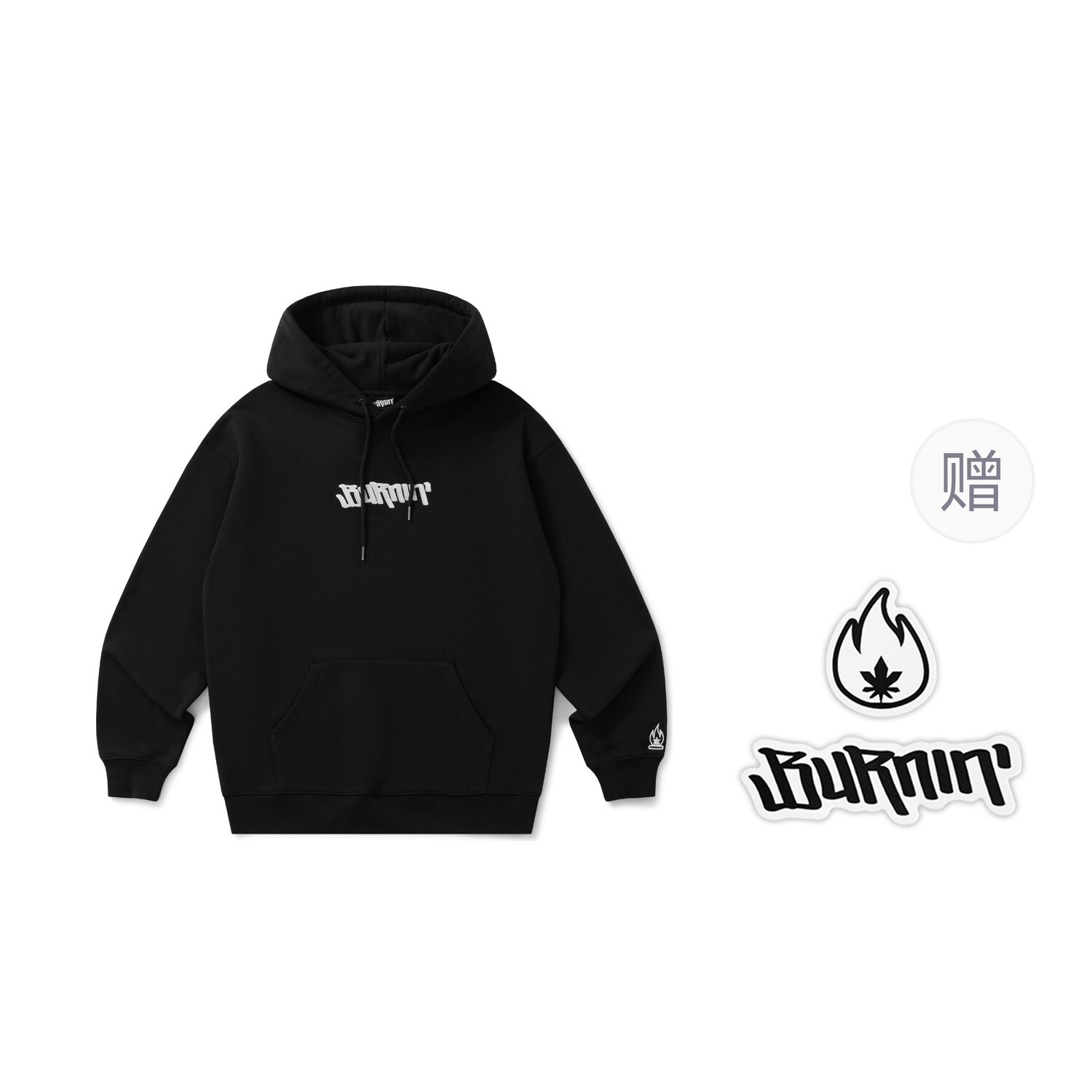 

Толстовка унисекс BURNIN, Сахарный коралловый красный