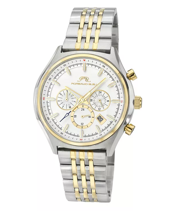 

Многофункциональные двухцветные мужские часы Charlie из нержавеющей стали 1261dchs Porsamo Bleu, two-tone