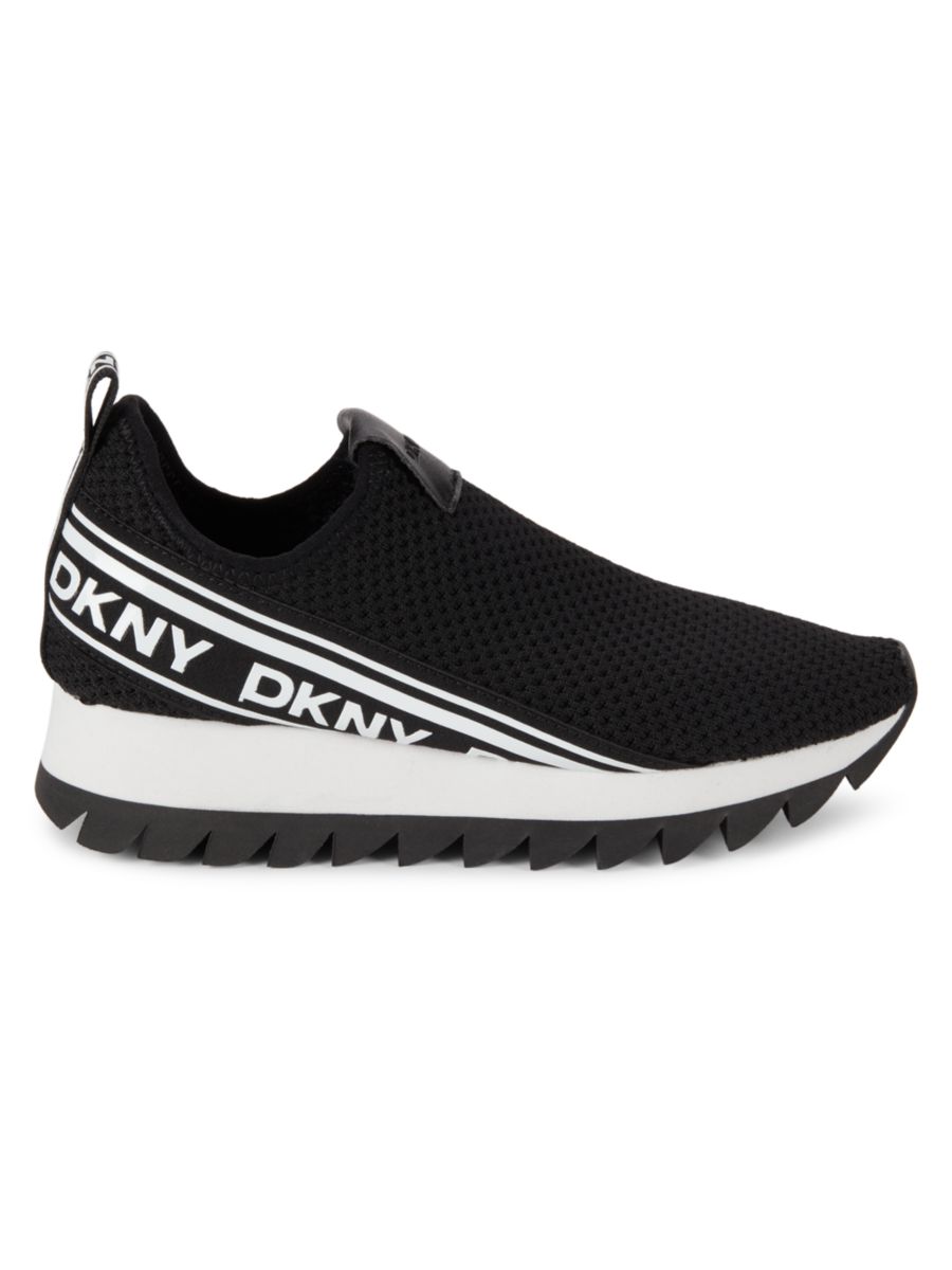 Кроссовки-слипоны Alani Logo DKNY, черный