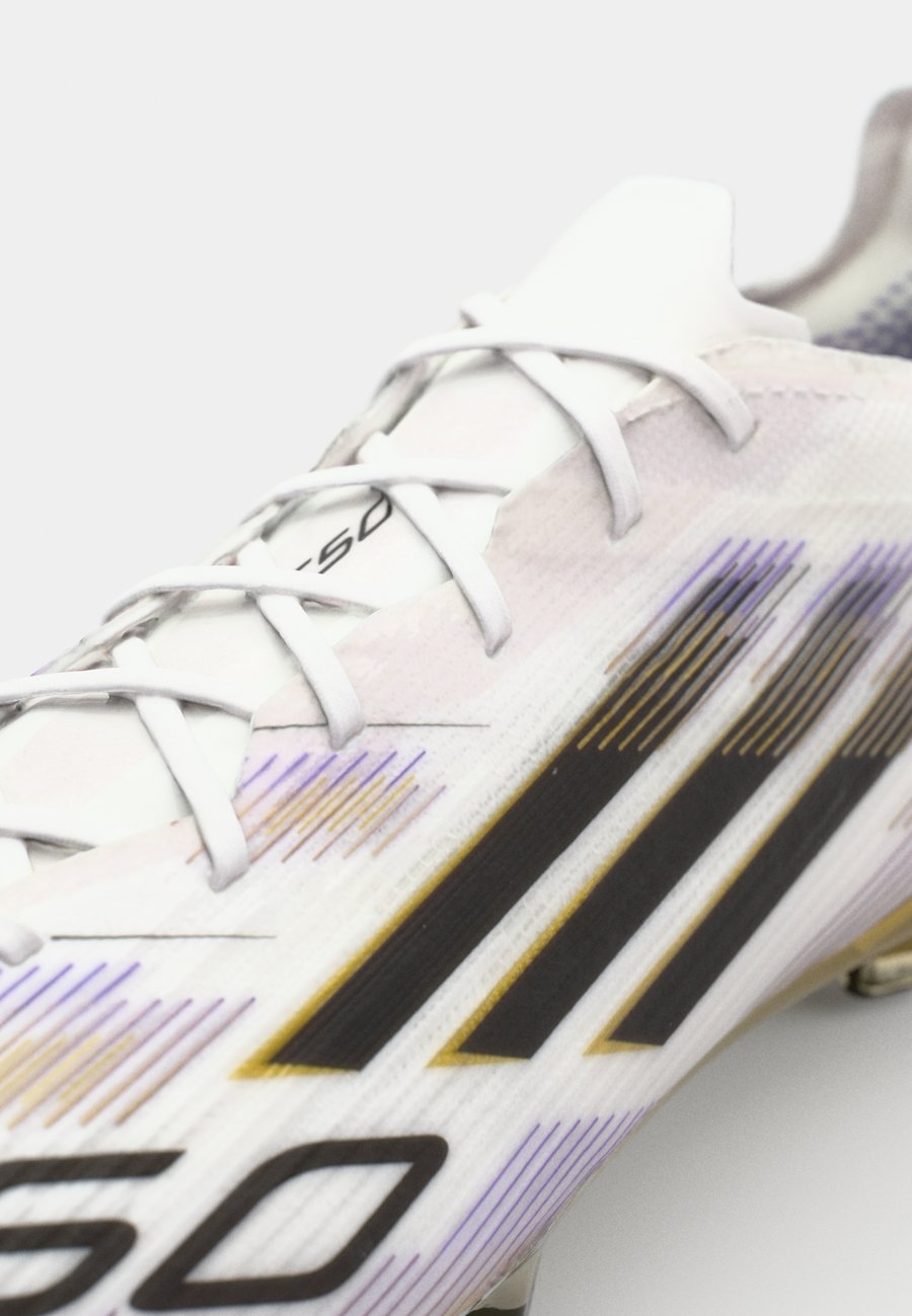 Кроссовки Adidas Performance F50 ELITE FIRM GROUND FOOTBALL BOOTS, Footwear White/Core Black/Gold Metallic/White — фото 3