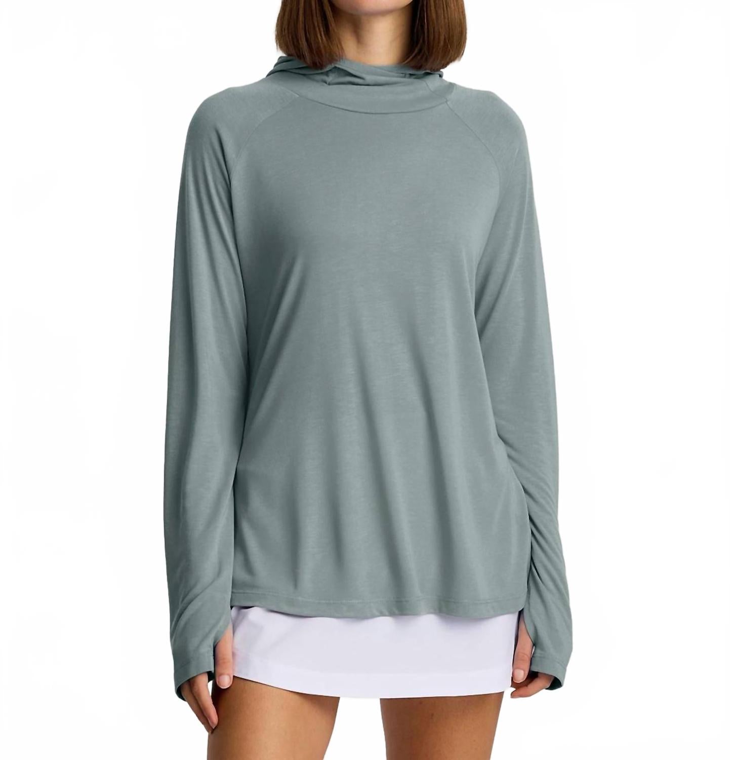 

Женская бамбуковая облегченная худи Slate II FREE FLY, Slate