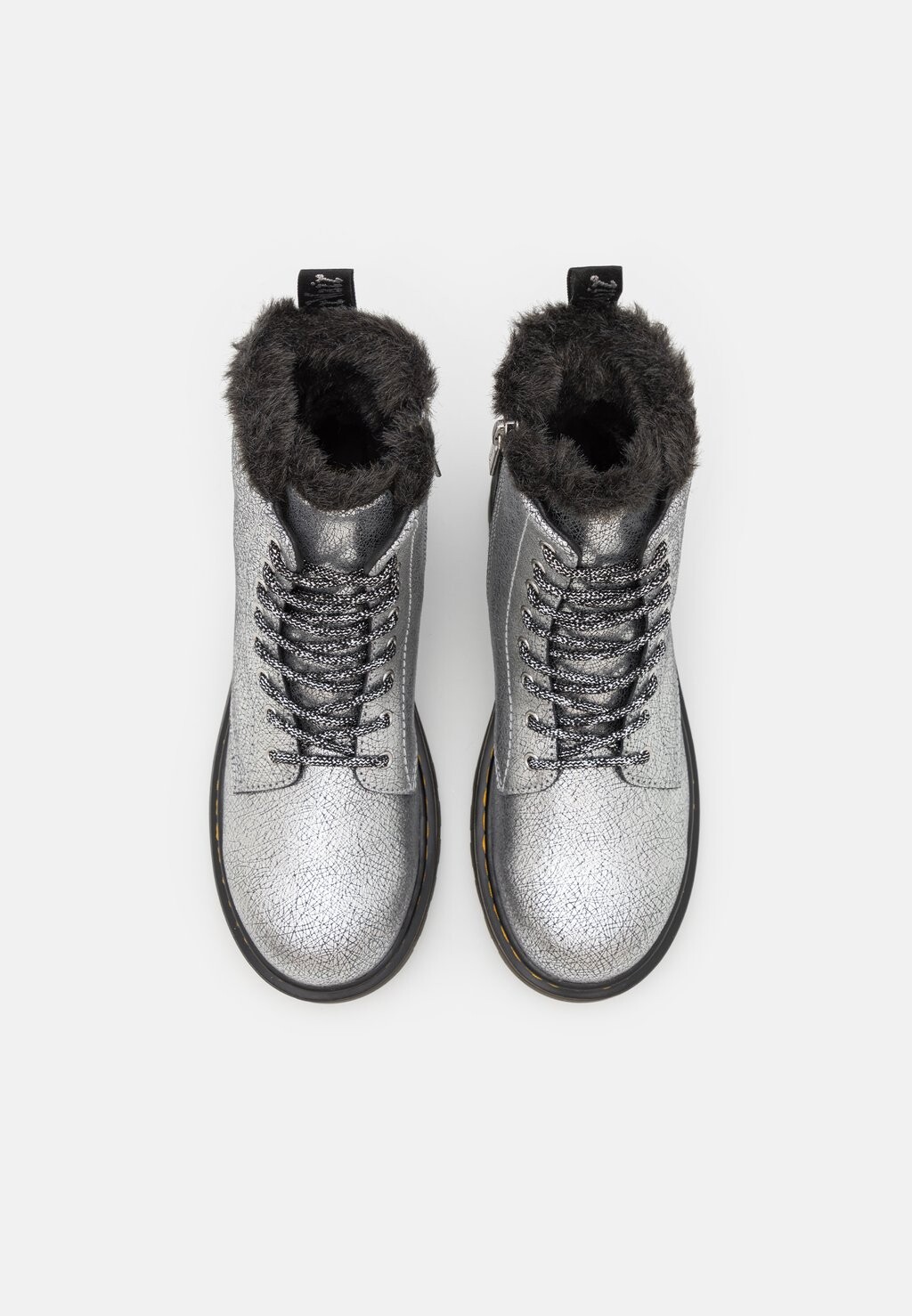 

Ботильоны на шнуровке 1460 SERENA UNISEX Dr. Martens, серебристый