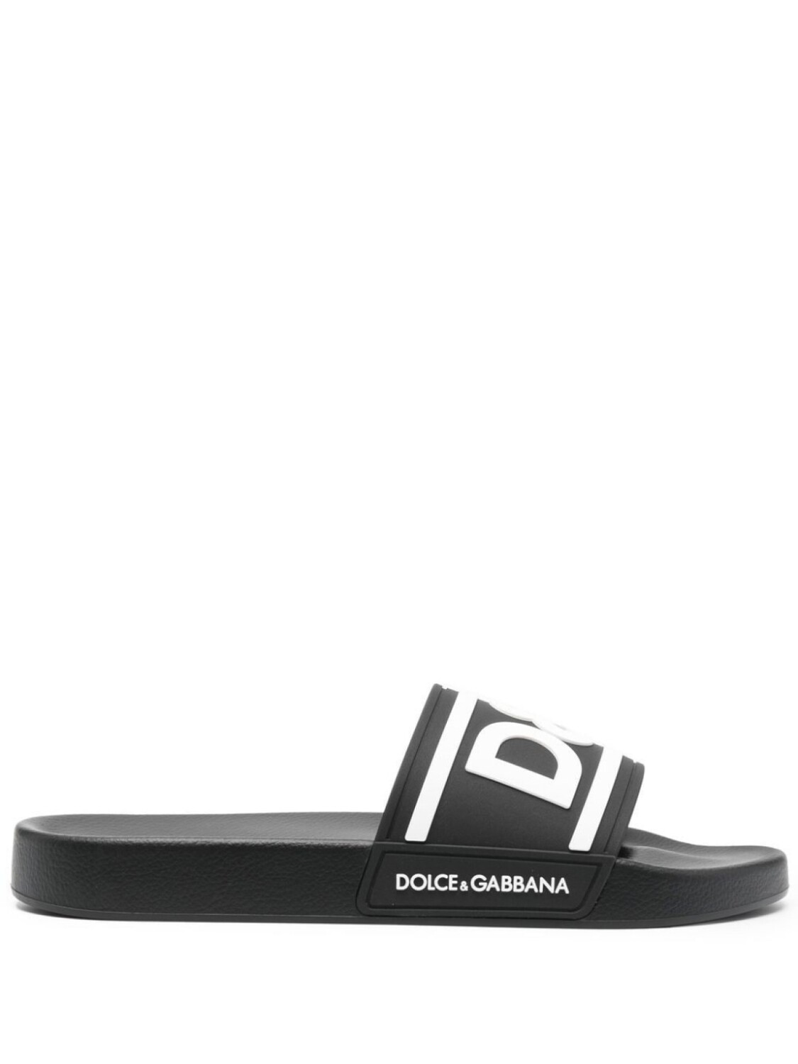 

Dolce & Gabbana шлепанцы с логотипом, черный