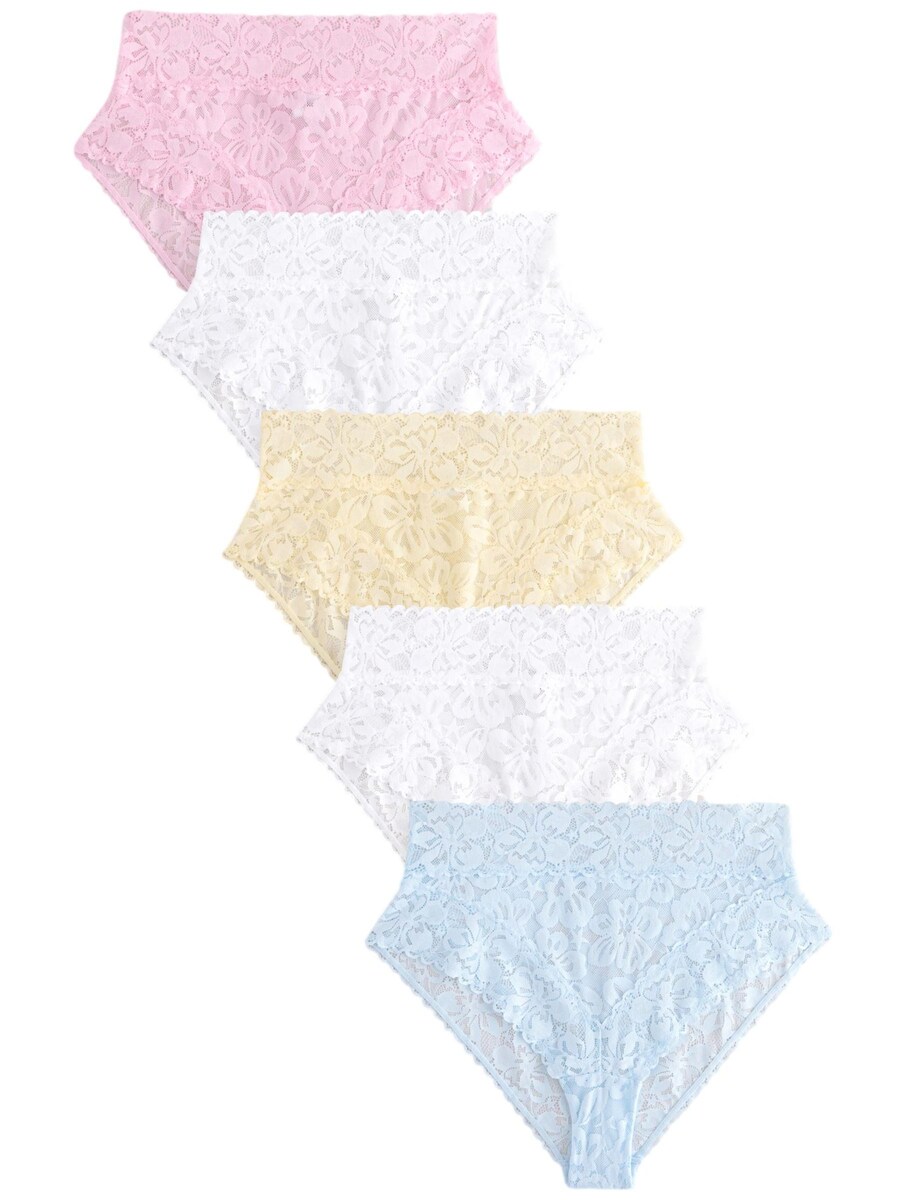 

Трусики Next, цвет Beige/Light blue/Rose/White