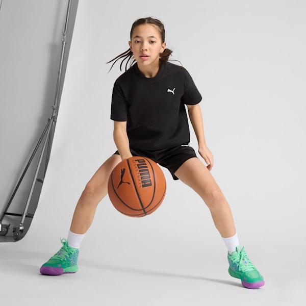 Баскетбольные кроссовки для больших детей Puma X Lamelo Ball Mb.01 Alien Safari, зеленый — фото 3