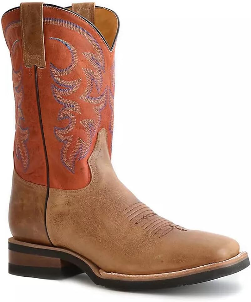 

Мужские ковбойские сапоги ROPER с квадратным носком, красный