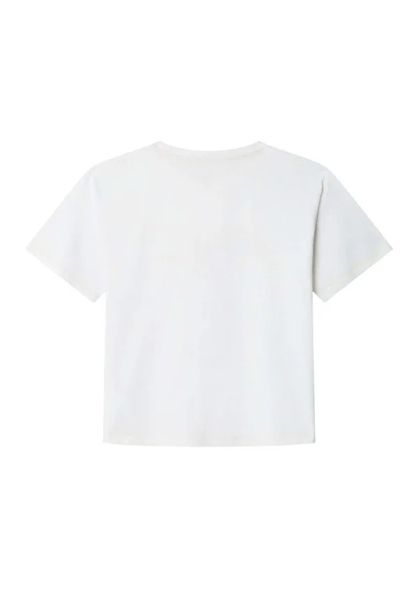 Простая футболка с принтом джошуа Pepe Jeans, White — фото 2