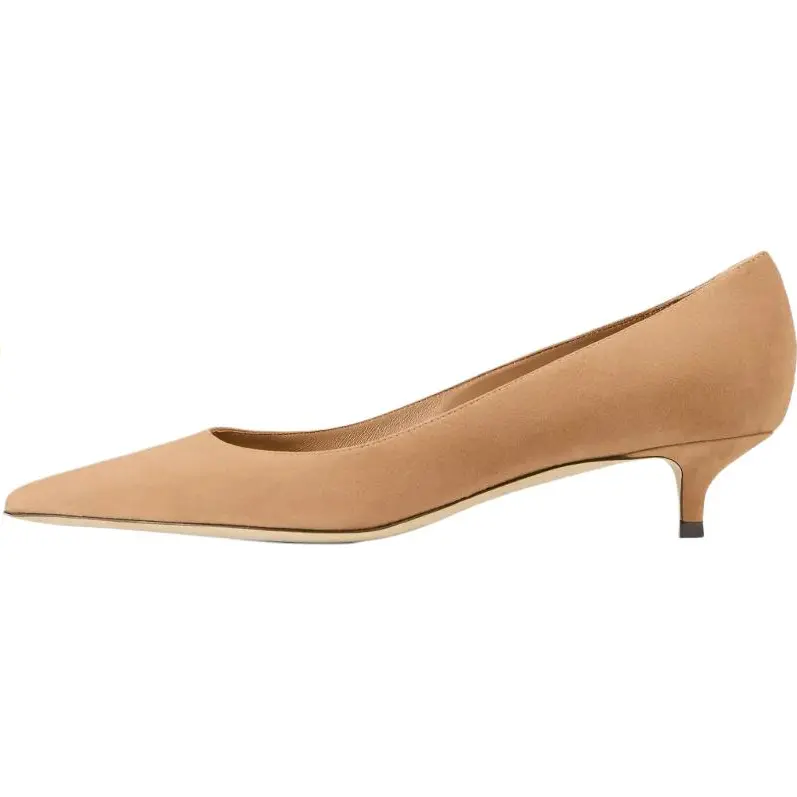 Jimmy Choo Амелия Слим Хилл на каблуке 3,5 см женские коричневые, цвет Brown
