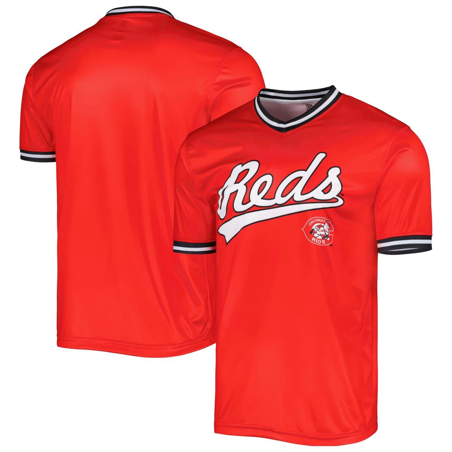 

Мужская красная футболка Stitches Cincinnati Reds Cooperstown Collection Team, Красный, Мужская красная футболка Stitches Cincinnati Reds Cooperstown Collection Team
