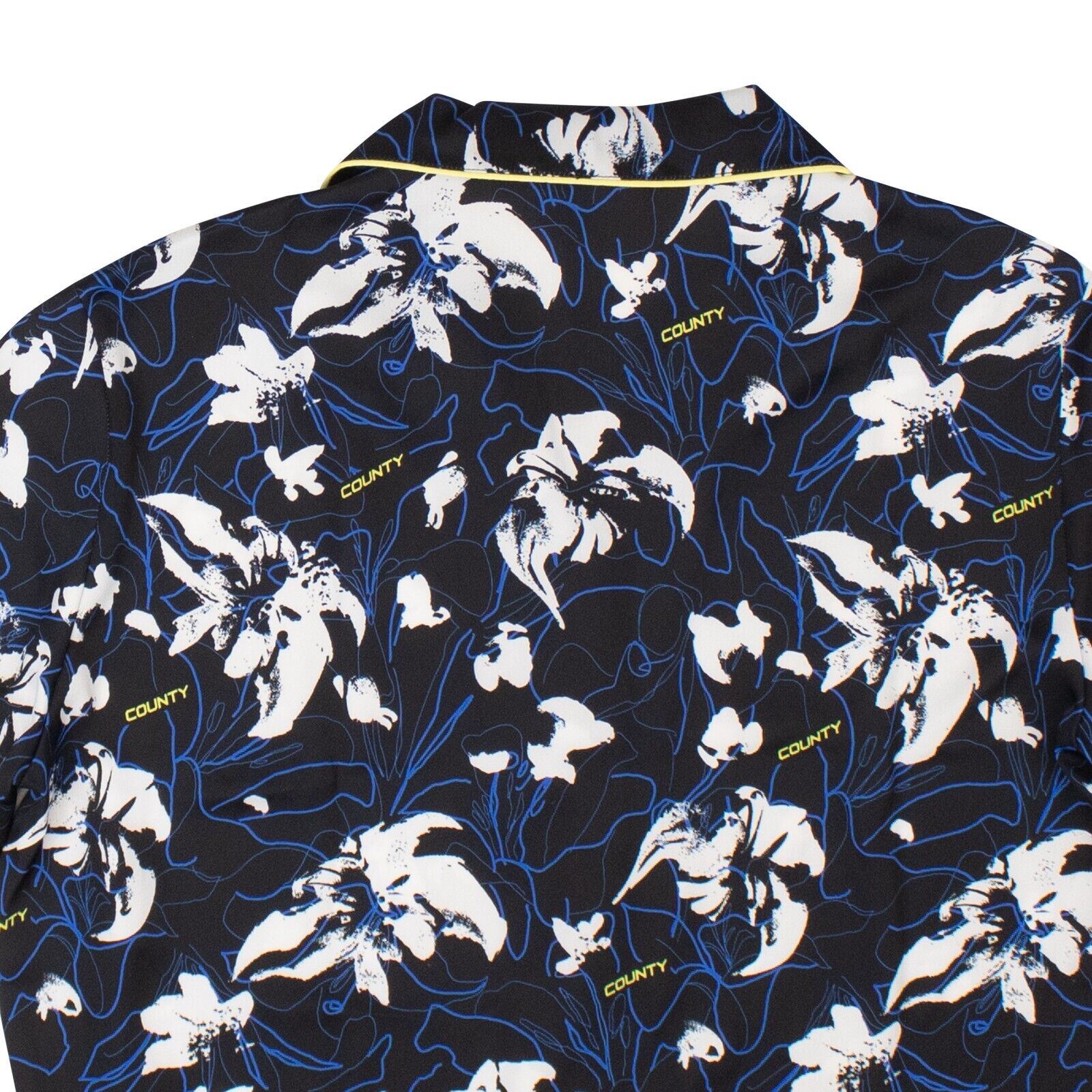 

Футболка Marcelo Burlon County Flowers Hawaii - черная/белая