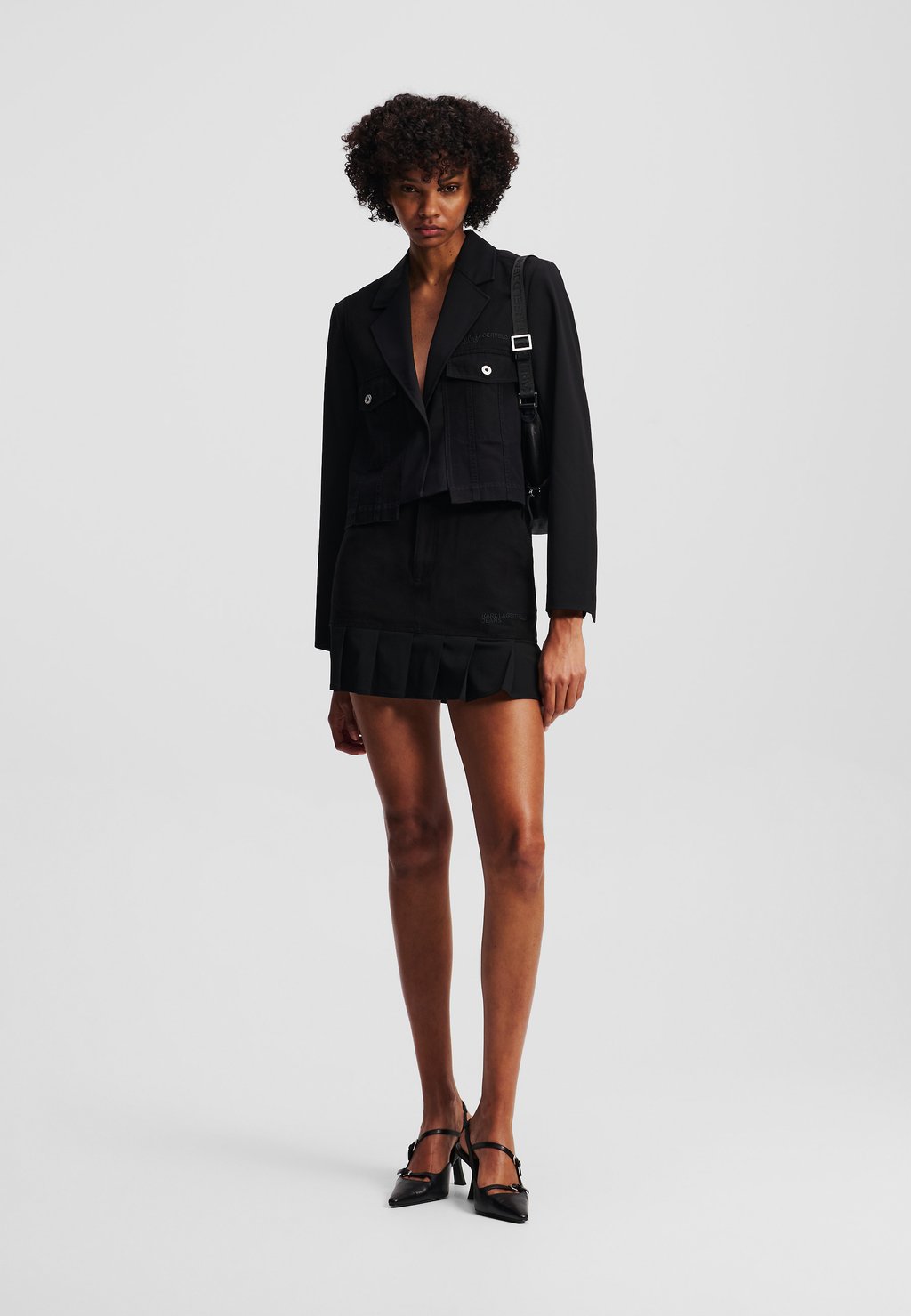 

Мини-юбка KARL LAGERFELD JEANS - A-line skirt, черный