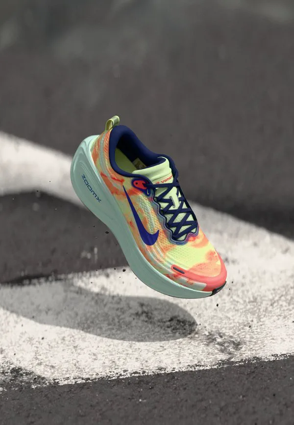 Кроссовки для бега по шоссе vomero plus Nike Performance, Barely Volt/Indigo Burst/Hot Lava/Blue Void/Barely Green/Anthracite