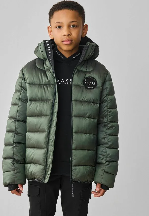 Зимняя куртка стандартного кроя Baker By Ted Baker, Khaki Green — фото 2