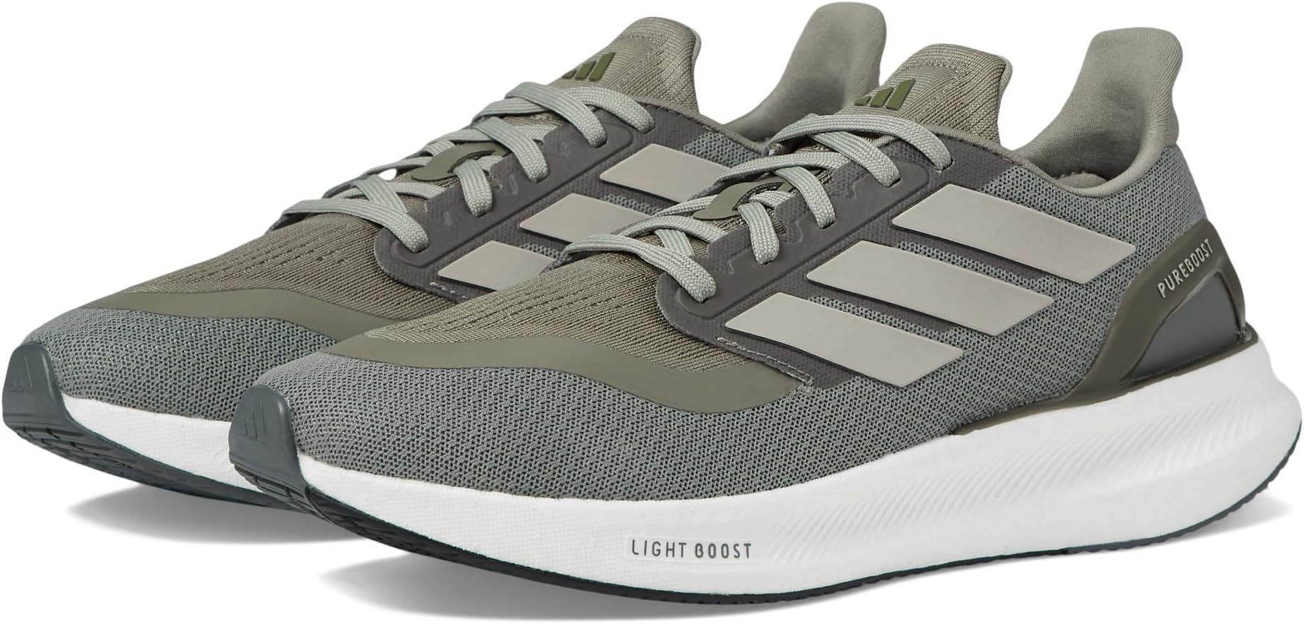 

Кроссовки adidas Running Pureboost 5 Running Shoes, цвет Silver Pebble/Wonder Beige/Olive Strata