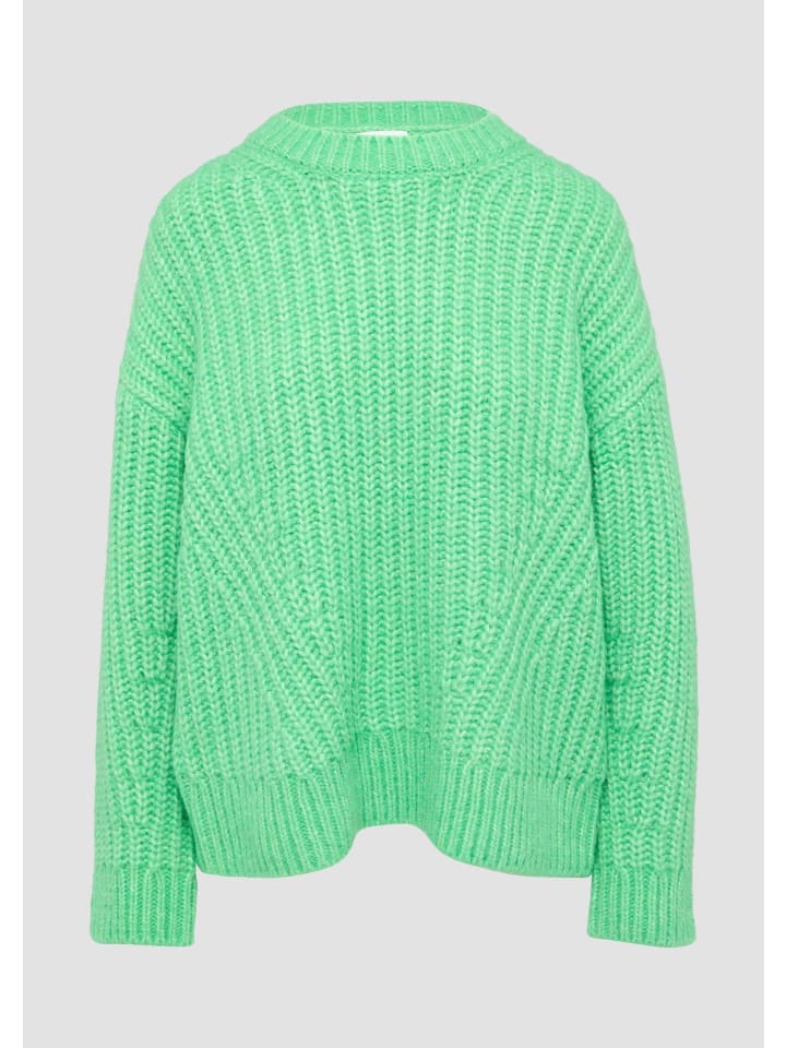 

Вязаный свитер цвета 7326_лаймовый зеленый s.Oliver