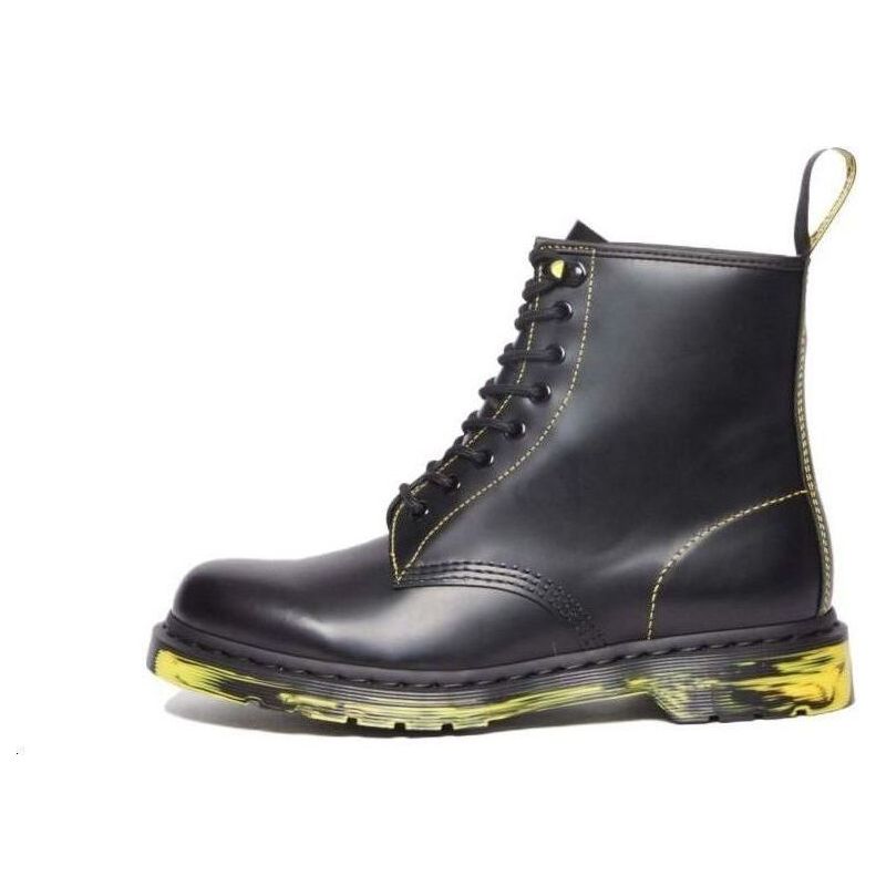 

Ботинки Dr.Martens 1460 Marbled Sole Smooth Leather Lace Up Boots 'Black' 31158001, черный