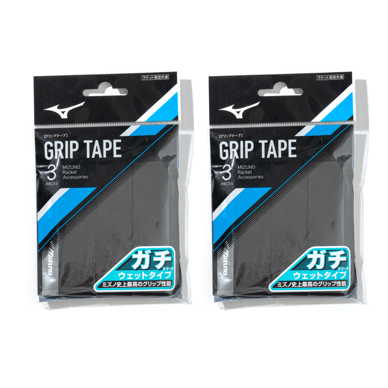 

Лента для рукоятки ракетки для бадминтона из полиуретана для соревнований и тренировок утолщенная Mizuno, черный