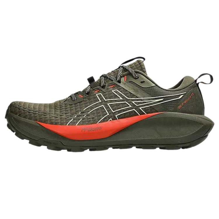 

ASICS Кроссовки для бега по пересеченной местности GEL TRABUCO 13 Shock Absorbers Low Top, мужские, зеленые