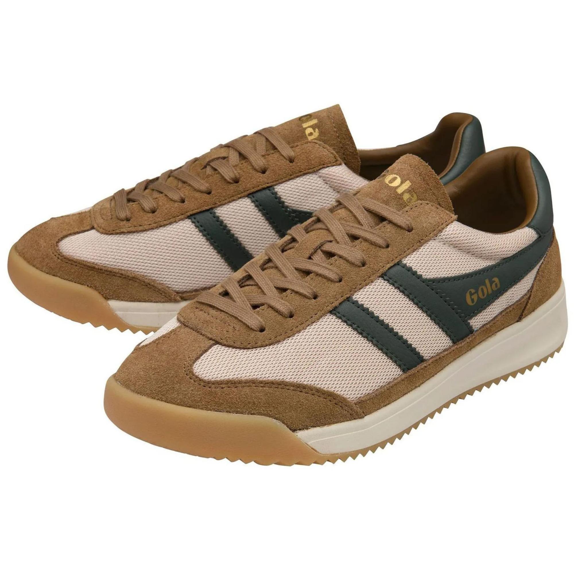 Мужские сетчатые кроссовки Tornado '88 Gola, Bone/Tobacco/Dark Khaki — фото 2