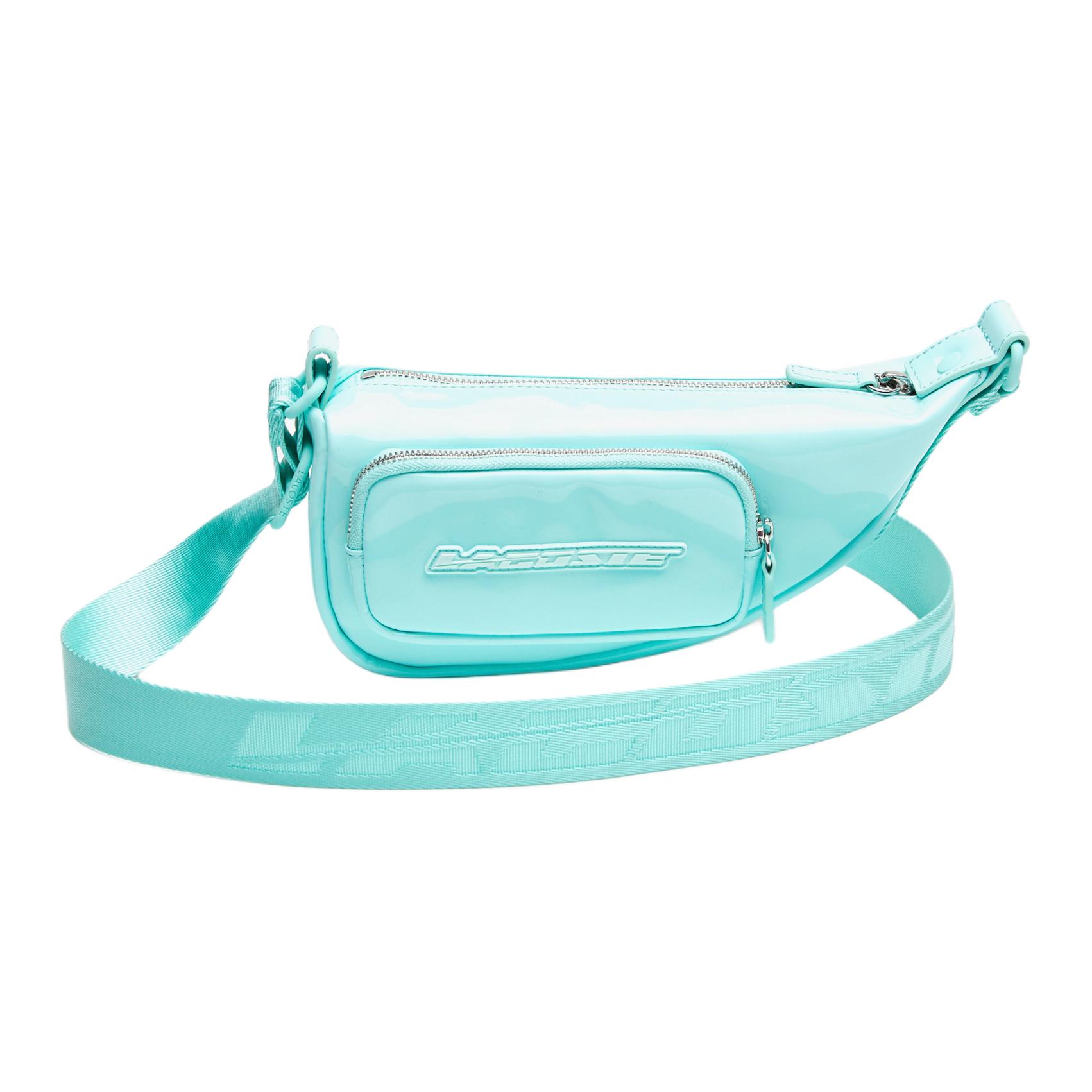 

LACOSTE Полиуретановый поясной рюкзак небольшого размера мужской небесно-голубой, Lake Blue