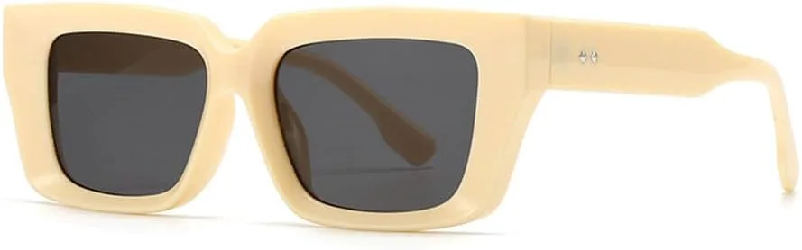 

Солнцезащитные очки UV400 - градиентные очки Rivet Punk для вождения, для женщин и мужчин, для бега и занятий спортом на открытом воздухе UYPTK, Beige Yellow Black