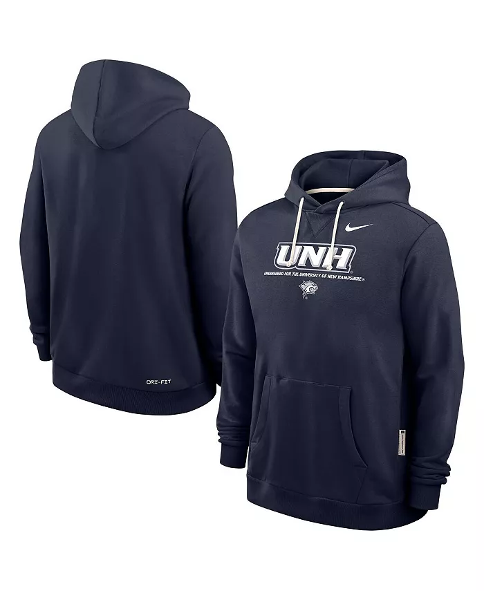 

Мужская темно-синяя толстовка New Hampshire Wildcats 2025 Sideline Performance Pullover Hoodie Nike