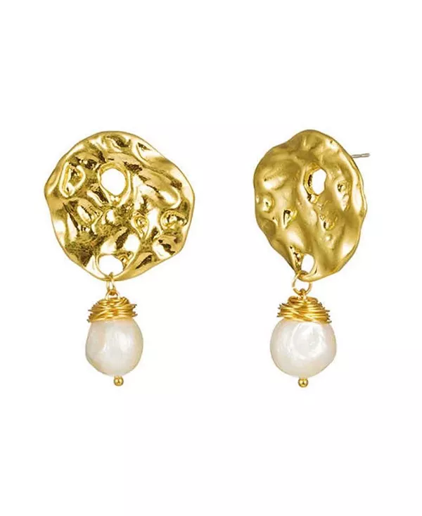 

Серьги-Подвески из барочного жемчуга с коваными серьгами для женщин Hollywood Sensation, gold