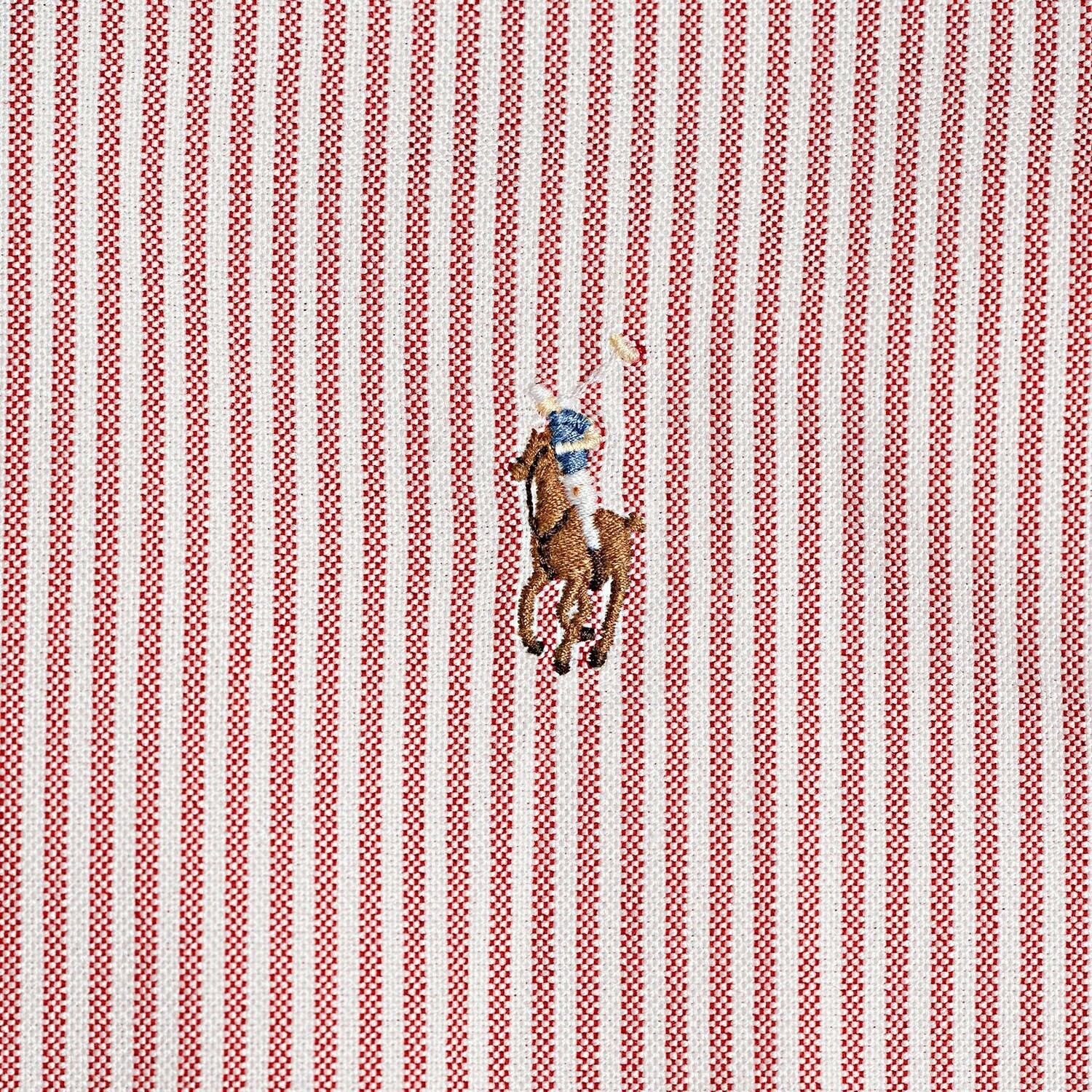Polo Ralph Lauren Мужская рубашка красный белый — фото 4