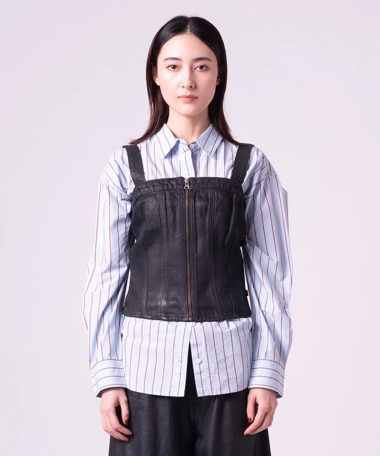 Бюстье Levi's из денима, чёрный