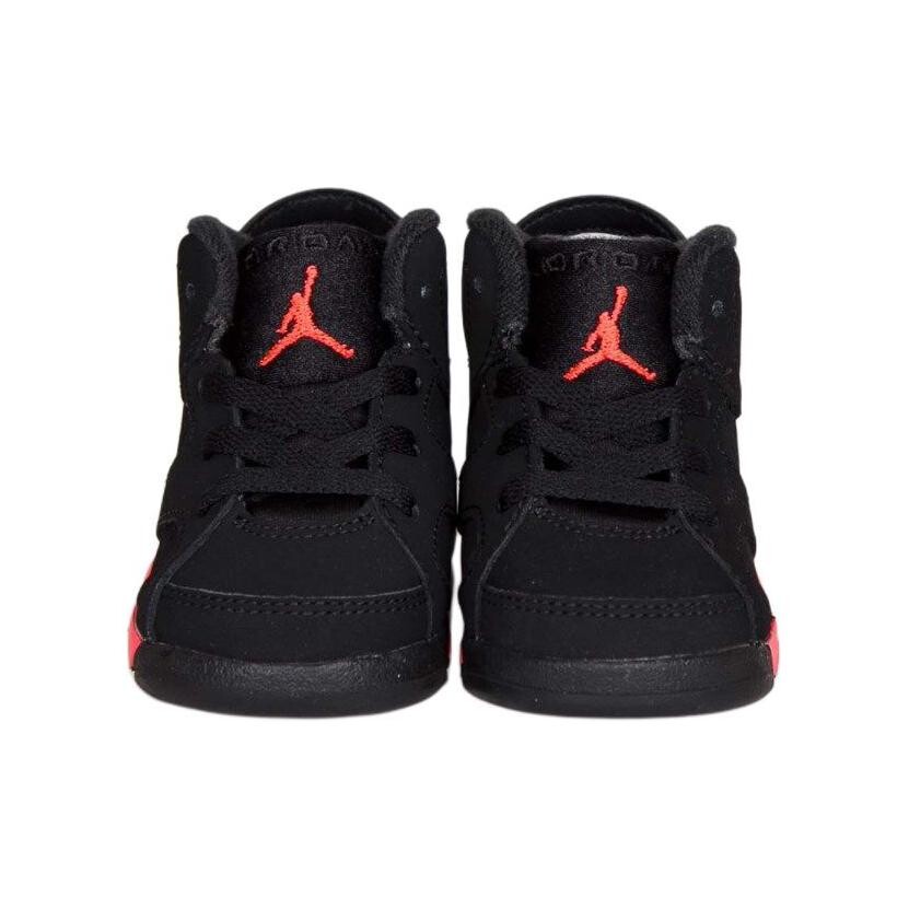 Кроссовки Air 6 Toddler TD Mid-top Black/Pink Jordan, черный/розовый — фото 3