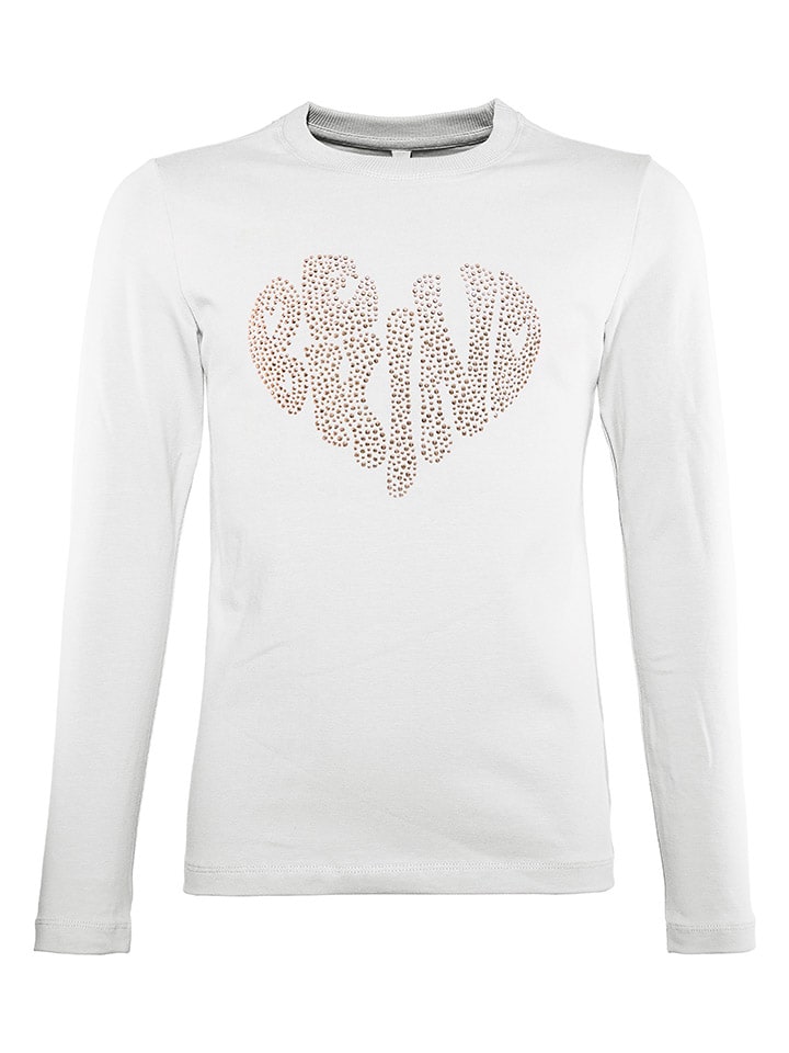 

Blue Effect Белая футболка с длинными рукавами