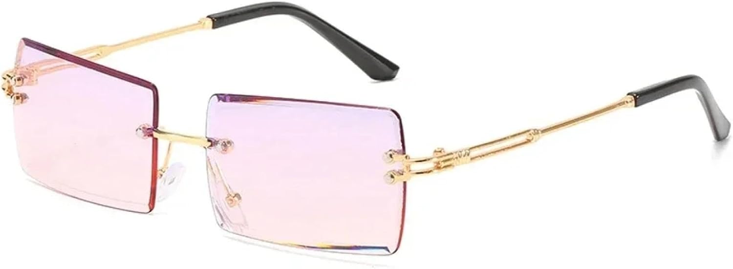 

Солнцезащитные очки с защитой от УФ-излучения UV400 | Без оправы с градиентным покрытием | Для женщин и мужчин | Для занятий спортом на открытом воздухе и вождения DSVIGF, 06 Purple Pink