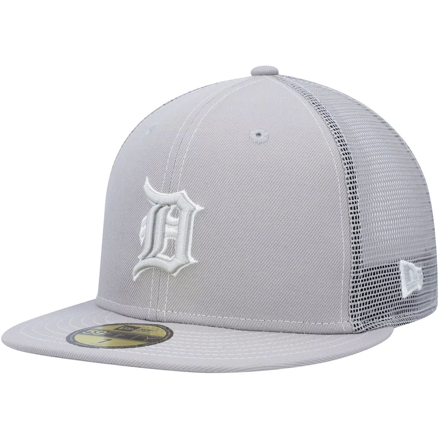 

Мужская серая кепка New Era Detroit Tigers 2023 для тренировки мяча на поле 59FIFTY