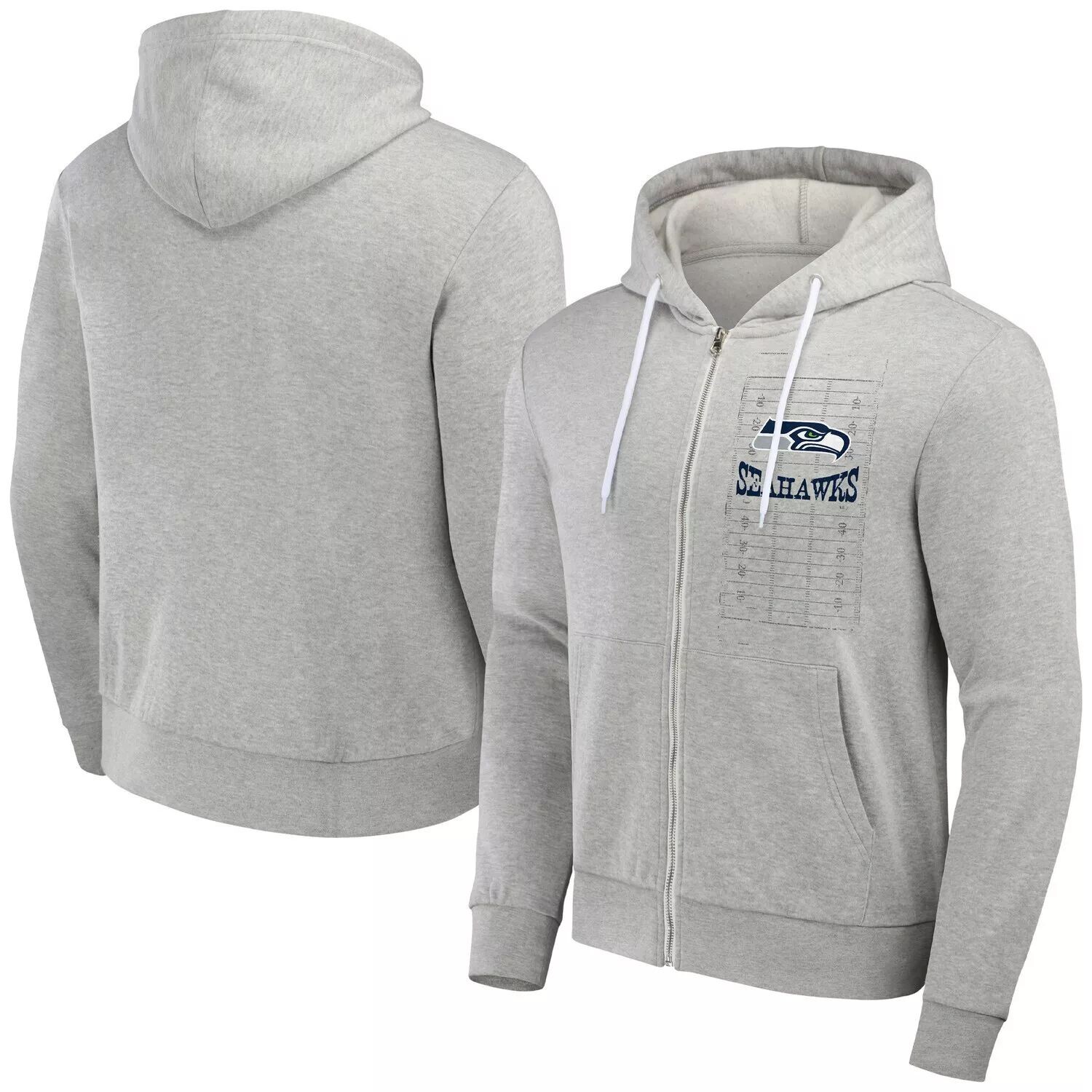 

Мужская толстовка с молнией во всю длину из коллекции NFL x Darius Rucker от Fanatics Heather Grey Seattle Seahawks