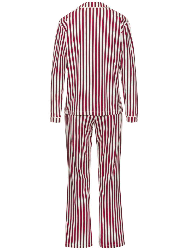 

LASCANA Пижама в красно-белую полоску